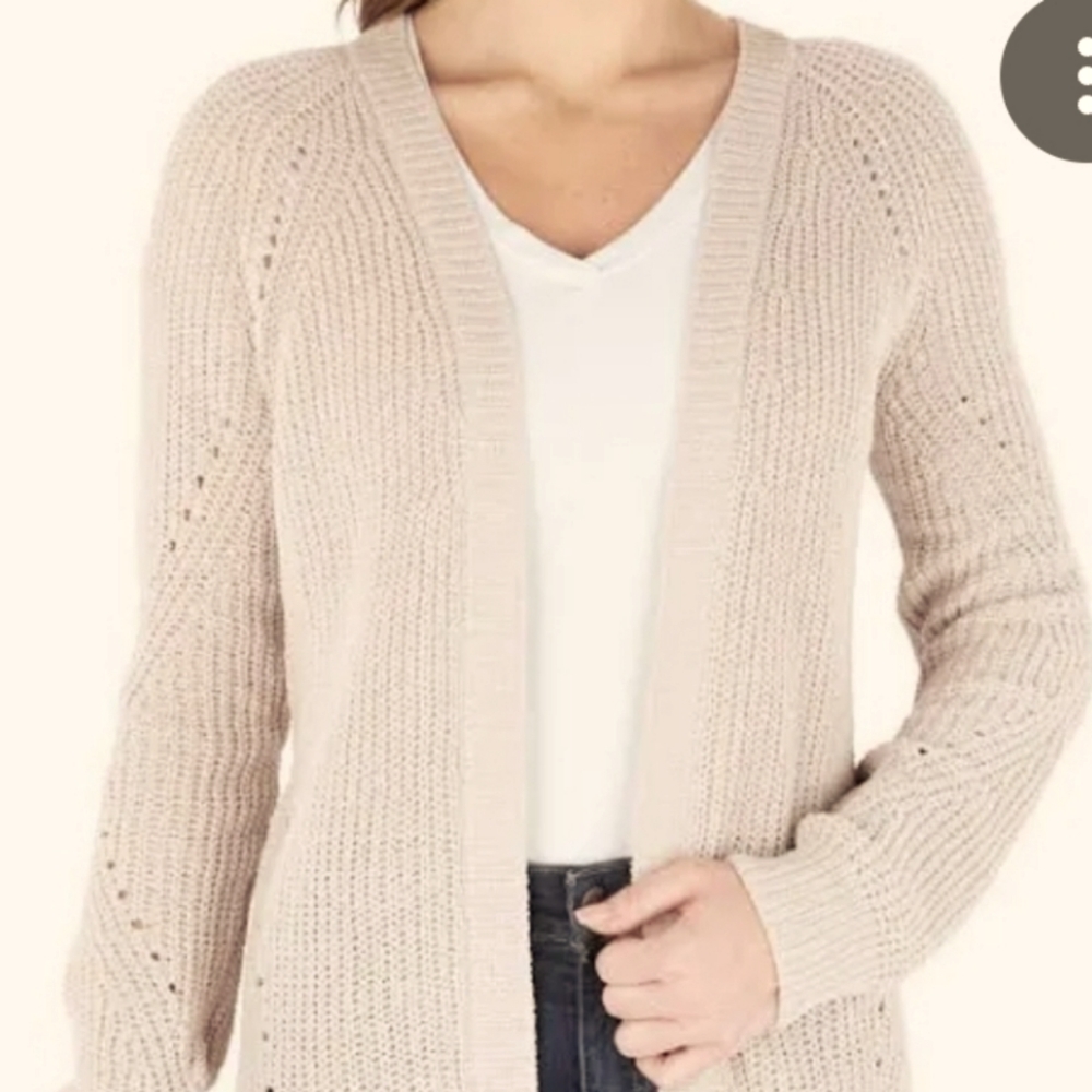 Ladies Chenille Cardigan